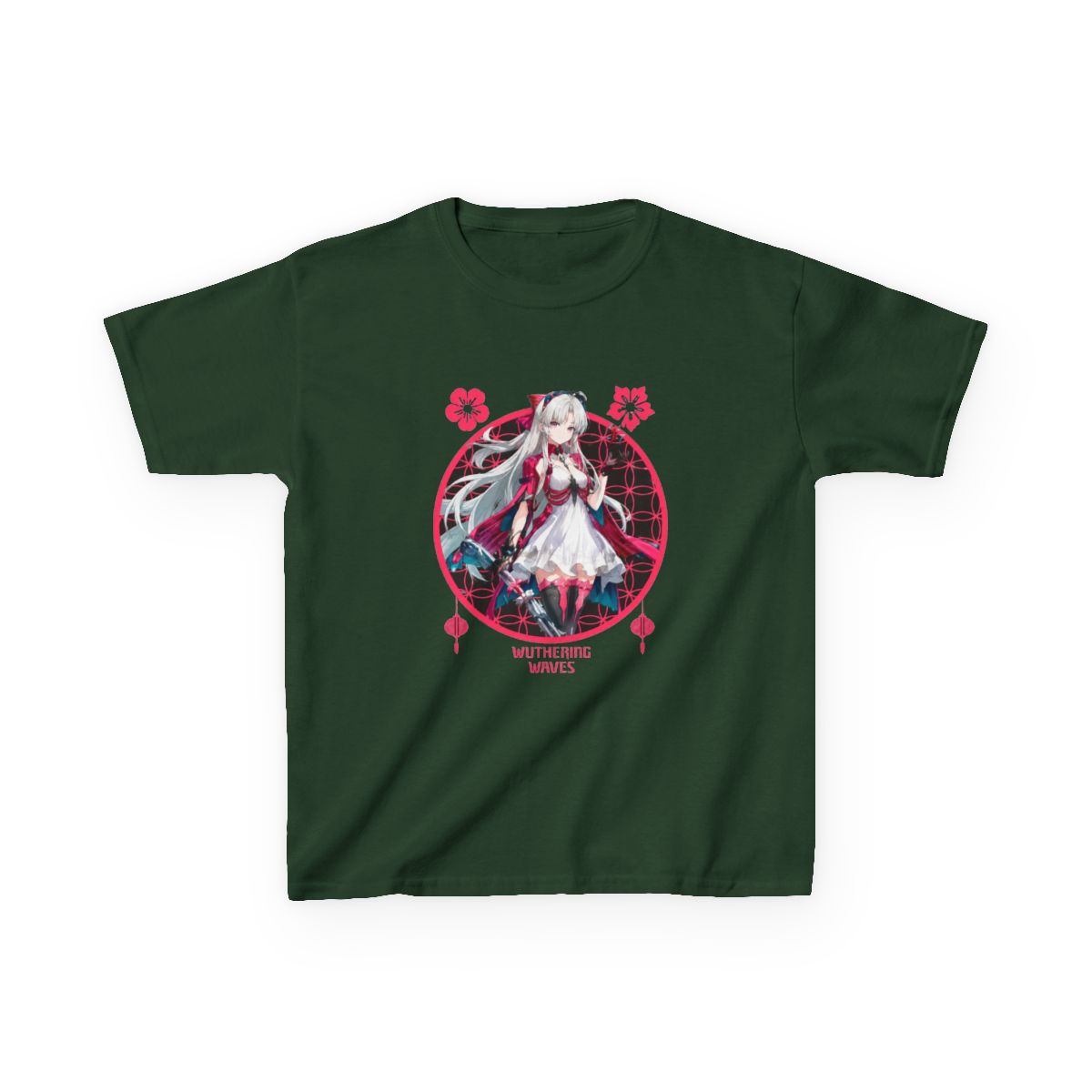 Carlotta (Wuthering Waves) Kids T-Shirt - alternate angle 3, merchandise